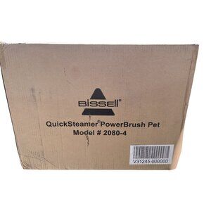 Bissell Quick Steamer Power Brush Pet Model 2080-4 In Box Unopened